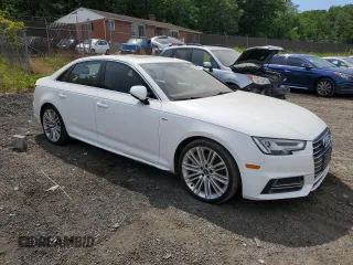2017 Audi A4 Premium Plus with VIN WAUENAF48HN027868, listed as a Copart auction lot 57607215 with 101,410 mi miles and Salvage title. Bid and sale history available at DreamBid. Image 4.