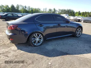 2008 Lexus IS 350 with VIN JTHBE262X85017724, listed as a Copart auction lot 57172125 with 144,018 mi miles and Salvage title. Bid and sale history available at DreamBid. Image 3.