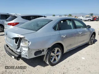 2015 Volkswagen Passat Wolfsburg Edition with VIN 1VWAS7A36FC110135, listed as a Copart auction lot 61097945 with 111,284 mi miles and Salvage title. Bid and sale history available at DreamBid. Image 3.