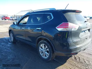 2016 Nissan Rogue S with VIN KNMAT2MV0GP620040, listed as a IAAI auction lot 41650139 with 96,867 mi miles. Bid and sale history available at carsss.com. Image 3.