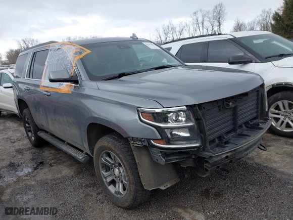 2018 Chevrolet Tahoe LT with VIN 1GNSKBKC4JR183090, listed as a IAAI auction lot 41427881 with 114,031 mi miles. Bid and sale history available at carsss.com. Image 1.
