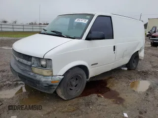 1997 Chevrolet Astro Cargo Van with VIN 1GCDM19W8VB203121, listed as a Copart auction lot 46474715 with 0 mi miles and Salvage Title. Bid and sale history available at carsss.com. Image 1.