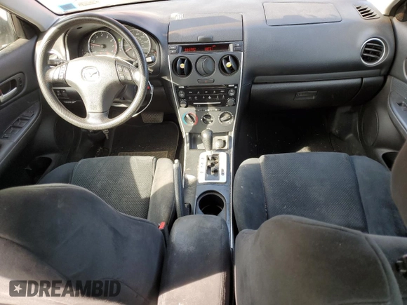 2006 Mazda 6 i with VIN 1YVFP80C065M63101, listed as a Copart auction lot 48554305 with 124,510 mi miles and Salvage Title. Bid and sale history available at carsss.com. Image 8.