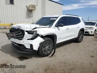 2025 GMC Acadia FWD Elevation z VIN 1GKENKRS2SJ117104, wystawiony jako Copart lot #56534325 z przebiegiem 6 025 mil mil oraz Szkoda całkowita • Salvage title. Historia ofert i sprzedaży dostępna na DreamBid. Obrazek 1.