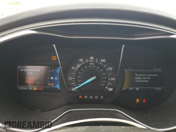 2016 Ford Fusion Titanium with VIN 3FA6P0K95GR158075, listed as a Copart auction lot 64476715 with 137,656 mi miles and Salvage title. Bid and sale history available at DreamBid. Image 9.