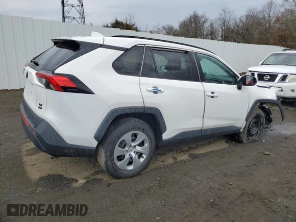 2021 Toyota RAV4 LE with VIN 2T3G1RFV0MW239133, listed as a Copart auction lot 46693685 with 64,964 mi miles and Salvage Title. Bid and sale history available at carsss.com. Image 3.