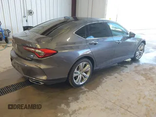 2021 Acura TLX w/Technology Package with VIN 19UUB6F46MA007285, listed as a IAAI auction lot 41517976 with 48,572 mi miles. Bid and sale history available at carsss.com. Image 4.