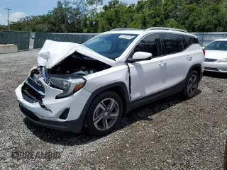 2020 GMC Terrain SLT z VIN 3GKALPEV1LL134276, wystawiony jako Copart lot #63796145 z przebiegiem 62 570 mil mil oraz Szkoda całkowita • Salvage title. Historia ofert i sprzedaży dostępna na DreamBid. Obrazek 1.