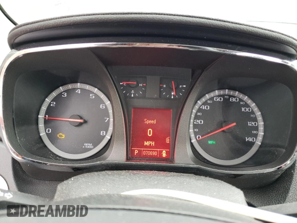 2011 GMC Terrain SLE-2 with VIN 2CTFLTE50B6364182, listed as a Copart auction lot 53765685 with 70,690 mi miles and Clean title. Bid and sale history available at DreamBid. Image 9.