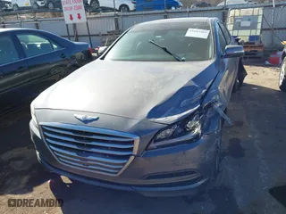 2015 Hyundai Genesis 3.8L with VIN KMHGN4JE1FU089897, listed as a IAAI auction lot 41687367 with 110,974 mi miles. Bid and sale history available at carsss.com. Image 12.