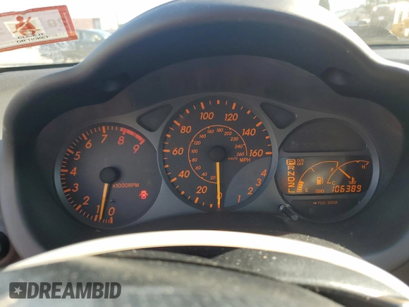 2003 Toyota Celica GTS with VIN JTDDY32T230069280, listed as a Copart auction lot 82361304 with 106,389 mi miles and Salvage Title. Bid and sale history available at carsss.com. Image 9.