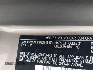 2016 Volvo S60 T5 Drive-E Premier with VIN YV126MFK0G2414153, listed as a IAAI auction lot 41931477 with 75,792 mi miles. Bid and sale history available at carsss.com. Image 9.