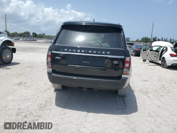 2016 Land Rover Range Rover z VIN SALGV3EF5GA259031, wystawiony jako Copart lot #59727765 z przebiegiem 57 878 mil mil oraz Szkoda całkowita • Salvage title. Historia ofert i sprzedaży dostępna na DreamBid. Obrazek 6.