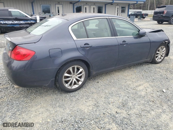 2008 Infiniti G35 Sedan Journey with VIN JNKBV61E38M201823, listed as a Copart auction lot 48390235 with 143,743 mi miles and Salvage Title. Bid and sale history available at carsss.com. Image 3.