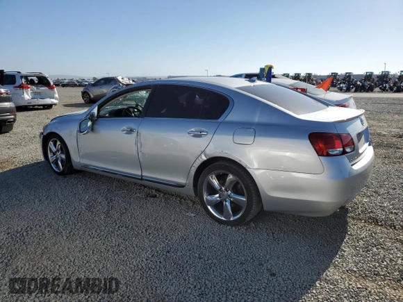 2008 Lexus GS 350 z VIN JTHBE96S680036325, wystawiony jako Copart lot #57797525 z przebiegiem 160 992 mil mil oraz Szkoda całkowita • Salvage title. Historia ofert i sprzedaży dostępna na DreamBid. Obrazek 2.