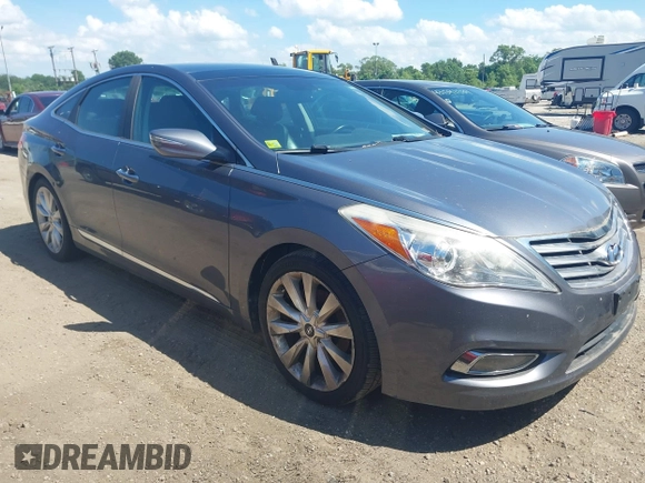 2012 Hyundai Azera with VIN KMHFH4JGXCA174819, listed as a IAAI auction lot 42579424 with 160,896 mi miles and . Bid and sale history available at DreamBid. Image 1.