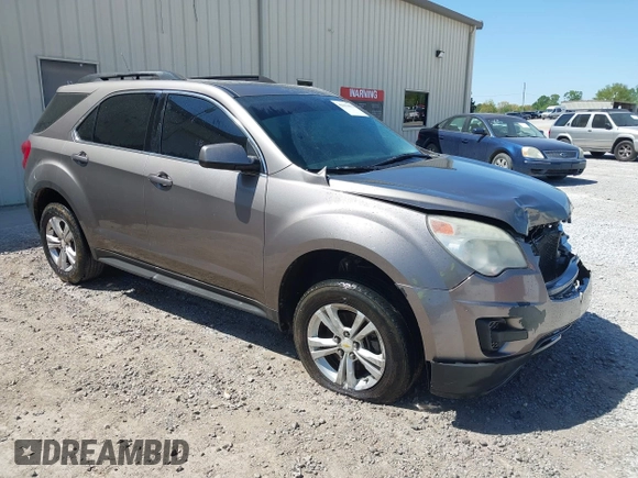 2012 Chevrolet Equinox LT w/1LT with VIN 2GNALDEK6C6303820, listed as a IAAI auction lot 42063432 with 1 mi miles. Bid and sale history available at carsss.com. Image 1.