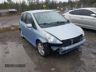 2008 Honda Fit Sport with VIN JHMGD38678S054021, listed as a IAAI auction lot 41752425 with 159,318 mi miles. Bid and sale history available at carsss.com. Image 1.