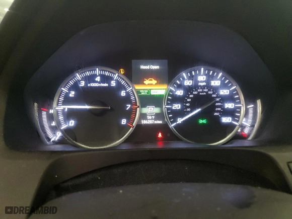 2017 Acura TLX V6 w/Technology Pkg with VIN 19UUB3F53HA002431, listed as a Copart auction lot 84691574 with 186,287 mi miles and Salvage Title. Bid and sale history available at carsss.com. Image 9.
