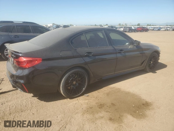 2019 BMW 5 Series 530e xDrive with VIN WBAJB1C52KB376702, listed as a Copart auction lot 59770805 with 85,375 mi miles and Clean title. Bid and sale history available at DreamBid. Image 3.