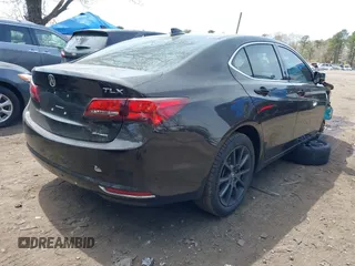2015 Acura TLX V6 Tech with VIN 19UUB3F55FA010575, listed as a IAAI auction lot 42117562 with 108,564 mi miles. Bid and sale history available at carsss.com. Image 4.