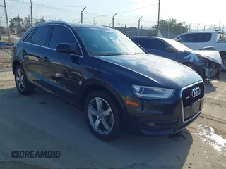 2015 Audi Q3 Premium Plus with VIN WA1EFCFSXFR007096, listed as a IAAI auction lot 42781603 with 156,717 mi miles and . Bid and sale history available at DreamBid. Image 1.