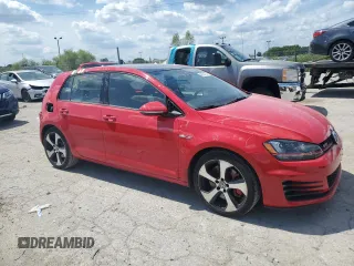 2016 Volkswagen Golf GTI SE w/Performance Pkg with VIN 3VW547AUXGM056004, listed as a Copart auction lot 66594794 with 95,176 mi miles and Salvage Title. Bid and sale history available at carsss.com. Image 4.