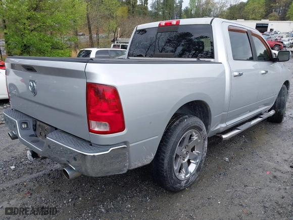 2010 Dodge Ram 1500 SLT with VIN 1D7RB1CT5AS203992, listed as a IAAI auction lot 41931671 with 122,831 mi miles. Bid and sale history available at carsss.com. Image 4.