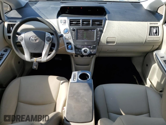 2012 Toyota Prius Two with VIN JTDZN3EU4C3132722, listed as a Copart auction lot 55067085 with 134,276 mi miles and Salvage Title. Bid and sale history available at DreamBid. Image 8.