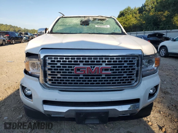 2018 GMC Canyon 4WD Denali with VIN 1GTG6EEN9J1139294, listed as a Copart auction lot 70985314 with 42,239 mi miles and Salvage Title. Bid and sale history available at carsss.com. Image 5.