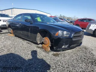 2013 Dodge Charger SXT Plus with VIN 2C3CDXHG1DH503263, listed as a Copart auction lot 49857605 with 181,676 mi miles and Salvage Title. Bid and sale history available at carsss.com. Image 4.