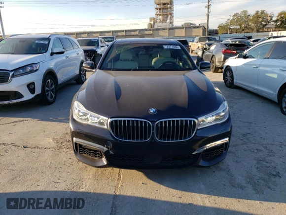 2016 BMW 7 Series 750i xDrive with VIN WBA7F2C52GG417621, listed as a Copart auction lot 72377382 with 0 mi miles. Bid and sale history available at carsss.com. Image 5.