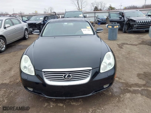 2003 Lexus SC 430 with VIN JTHFN48YX30047004, listed as a IAAI auction lot 41477382 with NaN miles. Bid and sale history available at carsss.com. Image 12.