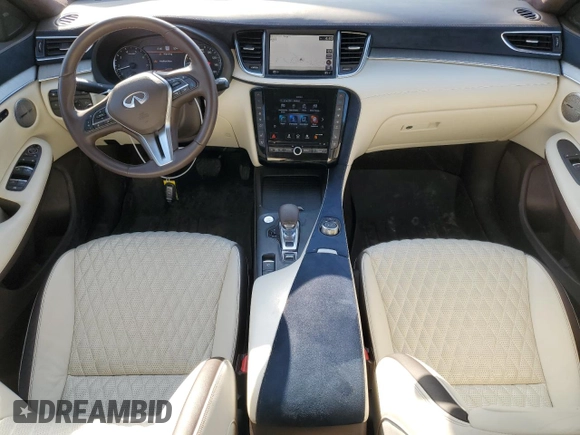 2022 Infiniti QX50 AUTOGRAPH with VIN 3PCAJ5DB4NF120984, listed as a Copart auction lot 48719285 with 30,968 mi miles and Salvage Title. Bid and sale history available at carsss.com. Image 8.