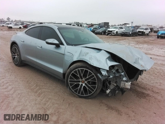 2021 Porsche Taycan z VIN WP0AA2Y14MSA18735, wystawiony jako Copart lot #72616054 z przebiegiem Nie podano mil oraz Szkoda całkowita • Salvage title. Historia ofert i sprzedaży dostępna na DreamBid. Obrazek 4.