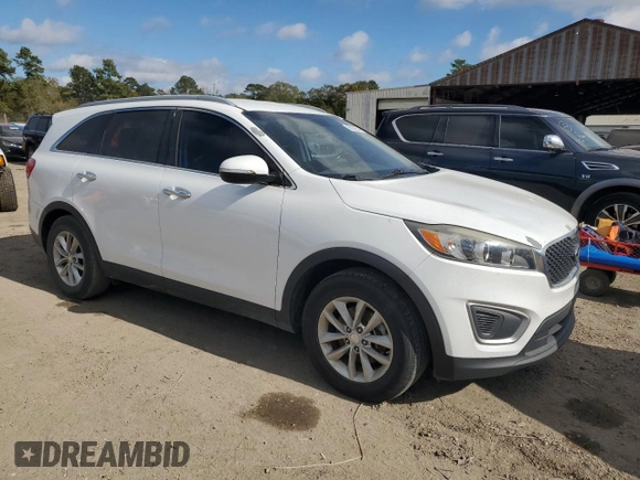 2016 Kia Sorento LX with VIN 5XYPG4A3XGG051455, listed as a Copart auction lot 85659544 with 167,818 mi miles and Salvage Title. Bid and sale history available at carsss.com. Image 4.