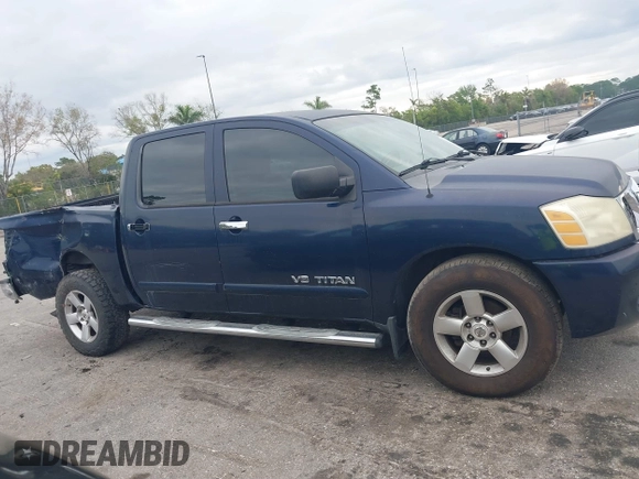 2007 Nissan Titan XE with VIN 1N6BA07AX7N236492, listed as a IAAI auction lot 41668602 with 205,028 mi miles. Bid and sale history available at carsss.com. Image 12.