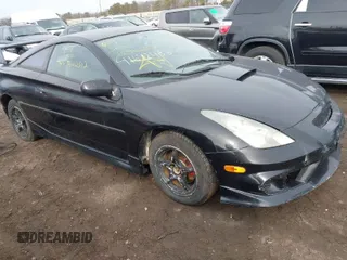 2002 Toyota Celica GT with VIN JTDDR32T420132309, listed as a IAAI auction lot 41692436 with 999,999 mi miles. Bid and sale history available at carsss.com. Image 1.