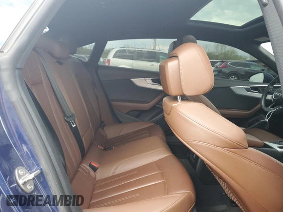 2018 Audi A5 Sportback Premium Plus with VIN WAUENCF5XJA098796, listed as a Copart auction lot 51965514 with 79,245 mi miles and . Bid and sale history available at DreamBid. Image 10.