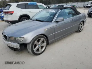 2005 BMW 3 Series 325Ci with VIN WBABW33465PG98927, listed as a Copart auction lot 47811105 with 176,868 mi miles and Salvage Title. Bid and sale history available at carsss.com. Image 1.