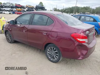 2017 Mitsubishi Mirage G4 SE with VIN ML32F4FJXHHF19834, listed as a IAAI auction lot 41309253 with 101,491 mi miles. Bid and sale history available at carsss.com. Image 3.