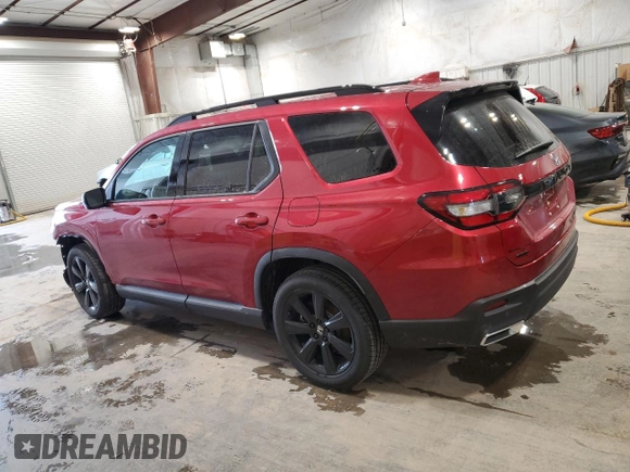 2025 Honda Pilot Black Edition with VIN 5FNYG1H94SB051190, listed as a Copart auction lot 85332994 with 3,116 mi miles and Salvage Title. Bid and sale history available at carsss.com. Image 2.
