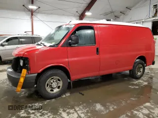 2017 Chevrolet Express Cargo Van with VIN 1GCWGAFF1H1339699, listed as a Copart auction lot 87713845 with 196,944 mi miles and Salvage Title. Bid and sale history available at carsss.com. Image 1.