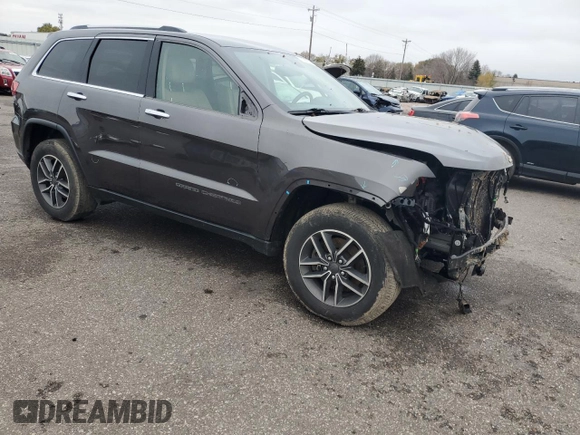 2019 Jeep Grand Cherokee Limited X with VIN 1C4RJFBT7KC620148, listed as a Copart auction lot 78851074 with 57,782 mi miles and Salvage title. Bid and sale history available at DreamBid. Image 4.