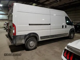2024 Ram ProMaster Cargo Tradesman with VIN 3C6LRVDG8RE133348, listed as a Copart auction lot 43589995 with Not Provided miles and Salvage Title. Bid and sale history available at DreamBid. Image 3.