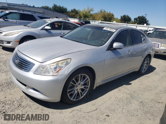 2008 Infiniti G35 with VIN JNKBV61E88M206354, listed as a Copart auction lot 69679054 with Not Provided miles and Salvage Title. Bid and sale history available at DreamBid. Image 1.