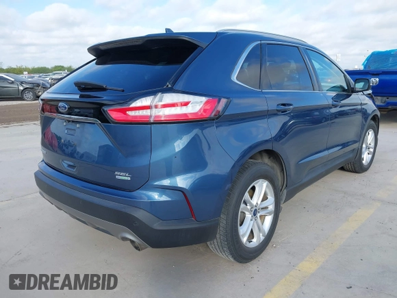 2019 Ford Edge SEL with VIN 2FMPK3J95KBC01252, listed as a IAAI auction lot 42004080 with 32,642 mi miles and . Bid and sale history available at DreamBid. Image 4.
