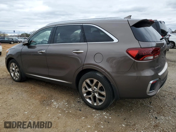 2019 Kia Sorento SX z VIN 5XYPK4A51KG591866, wystawiony jako Copart lot #47398695 z przebiegiem 119 126 mil mil oraz Szkoda całkowita • Salvage title. Historia ofert i sprzedaży dostępna na DreamBid. Obrazek 2.