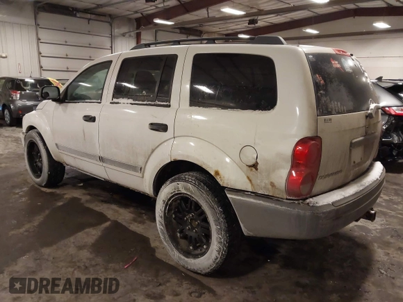 2005 Dodge Durango SXT with VIN 1D4HB38NX5F624748, listed as a IAAI auction lot 41596905 with 204,466 mi miles and . Bid and sale history available at DreamBid. Image 3.