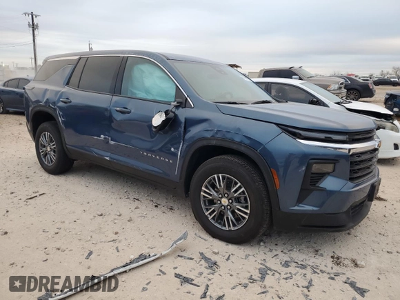 2024 Chevrolet Traverse with VIN 1GNERFKS6RJ178684, listed as a Copart auction lot 88854725 with 8,050 mi miles and Clean title. Bid and sale history available at DreamBid. Image 4.